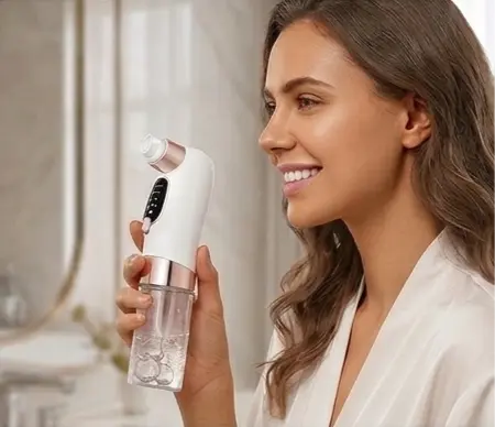 VELYA HydraFacial à Domicile - Nettoyeur de Pores et Aspirateur Points Noirs VELYA