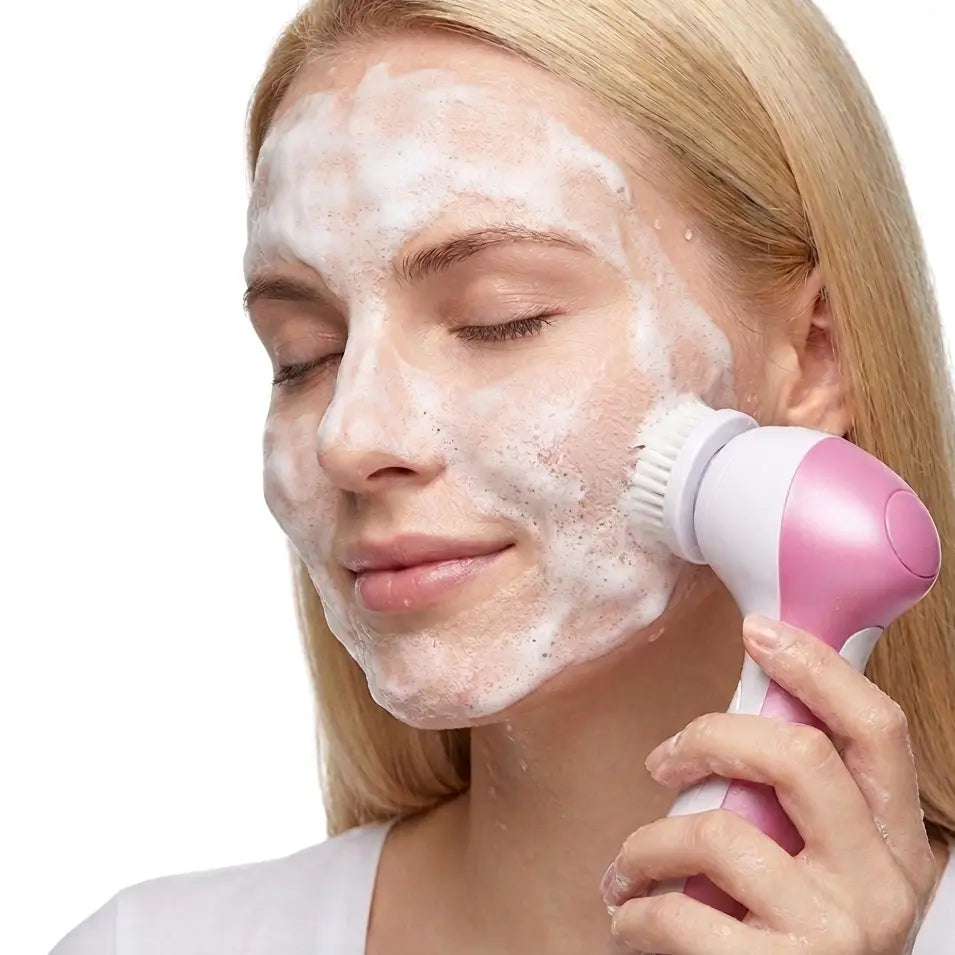 VELYA  Brosse Nettoyante Visage Multifonctions - 5 Têtes VELYA