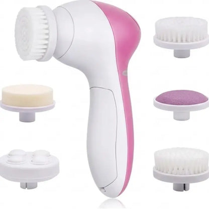 VELYA  Brosse Nettoyante Visage Multifonctions - 5 Têtes VELYA
